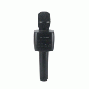 Microphone karaoké M 1018MRW plastique et métal noir 6.5 x 24 cm Muse - noir multi-matériau 3701738900224
