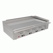 Mirror Plancha professionnelle gaz chrome dur 130 cm – 4 zones – 39 kW - 3701188013918