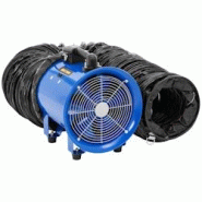 MSW - MSW MSW-CTFB-25H10 Ventilateur de chantier 180 W 2700 m3/h Ø 280 mm 10 m Tuyau Ventilateur axial Ventilateur de construction - 4062859238160