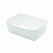 Packnwood FHC - 250Pcs - Barquette en carton blanc - 120x70x43mm 510ml - blanc en carton 210BC510 Packnwood FHC - 250Pcs - Barquette en carton blanc - 120x70x43mm 510ml - blanc en carton 210BC510