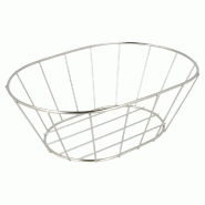 Panier finger food Toscane en inox 21,6x14x7,6cm - par 24