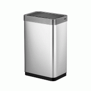 Poubelle à détecteur de mouvement en inox 47l 27,9x46,9x64,7cm_0