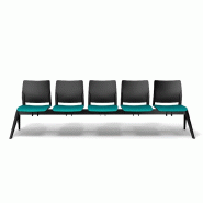 Poutre d'accueil mixte Adela - Sokoa - 5 places, Gris foncé_0