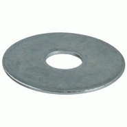 Rondelles plates llu acier zinguÉ blanc pour vis diamÈtre 5 mm sachet de 200 rondelles