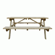 Table pique-nique en bois 1,5m | Rowlinson - CG095