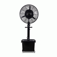 Ventilateur Brumisateur 75 Cm Noir - 280 W - 40 L - Surfaces Jusqu'à 100m² - 8698758224889