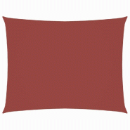 VidaXL Voile de parasol tissu oxford rectangulaire 2x4 m terre cuite  Modèle Balcon Chi - rouge 42308