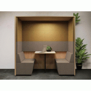 Alcôve acoustique 2 personnes Close coloris personnalisables Alcôve acoustique 2 personnes Close coloris personnalisables