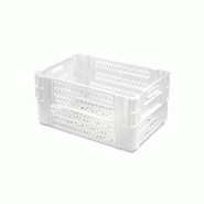 Bac emboitable gerbable résistance -35°C à +80°C - 52 pièces BC613 Bac emboitable gerbable résistance -35°C à +80°C - 52 pièces BC613