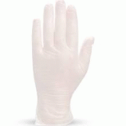 Boîte de 100 gants jetables en latex poudré