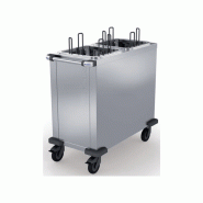 Chariot de service ou de débarrassage - Largeur S (L=410-810mm) - Sur Roulettes B.PRO TS-218-33