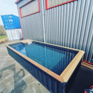 Container Piscine 20 Pieds - Élégant, Durable et Rapide à Installer