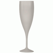 Flûte à champagne réutilisable PP givré 12cl - par 100