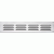 Centrale Brico Grille d'aération aluminium naturel Diam.12.5 cm