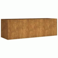 Helloshop26 - Jardinière bac lit surélevé plantes fleurs terrasse jardin de jardin 120 x 40 x 40 cm acier corten marron 02_0039342 - 3000218464882 Helloshop26 - Jardinière bac lit surélevé plantes fleurs terrasse jardin de jardin 120 x 40 x 40 cm acier corten marron 02_0039342 - 3000218464882