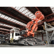 Machines à attaque ponctuelle pour exploitation minière Sandvik MR341 - Puissante tête d'abattage transversale et convoyeurs à chaîne pivotants