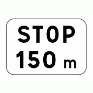 Panonceau STOP pour AB5 - M5a