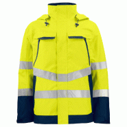 PROJOB Parka softshell HV jaune/marine CL 3 4XL PROJOB Parka softshell HV jaune/marine CL 3 4XL