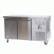 Romux® Table Réfrigérée Négative 2 Portes 136x60 cm avec Refroidissement Froid Ventilé | Table de Congélation en Acier Inox Capacité 228 L et Romux® Table Réfrigérée Négative 2 Portes 136x60 cm avec Refroidissement Froid Ventilé | Table de Congélation en Acier Inox Capacité 228 L et
