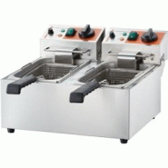 Stalgast Friteuse Inox Double 2 x 4 à 2 x 5 L 2 x 2 kW - 0652217852936 Stalgast Friteuse Inox Double 2 x 4 à 2 x 5 L 2 x 2 kW - 0652217852936