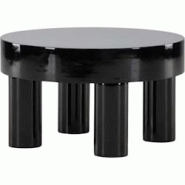 Table basse ronde Varberg Venture Home - noir 7340220823342 Table basse ronde Varberg Venture Home - noir 7340220823342