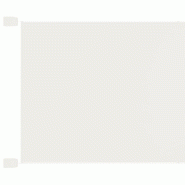 VidaXL Auvent vertical Blanc 140x600 cm Tissu oxford Modèle Lumina Outdoor - 148167