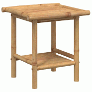 VidaXL Table basse 45x45x45 cm bambou Modèle Bellecour Plus - 366471