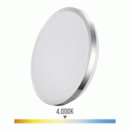 Applique Super Led 18W 1820Lm 4000K Ø33X5,9Cm Chrome Frame Edm - 8425998325676 Applique Super Led 18W 1820Lm 4000K Ø33X5,9Cm Chrome Frame Edm - 8425998325676