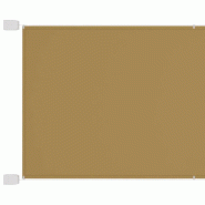 Auvent vertical Beige 140x270 cm Tissu oxford Modèle Terrasse Skyline - 148262