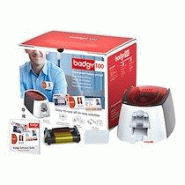 Badgy Imprim Badgy100+1 ruban coul 50 imp+50 cartes PVC épaisses+logiciel Badge Studio B12U0000RS Badgy Imprim Badgy100+1 ruban coul 50 imp+50 cartes PVC épaisses+logiciel Badge Studio B12U0000RS