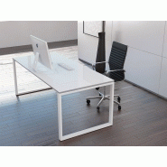 Bureau de direction professionnel avec plateau épaisseur : 1.8 cm - EZRA Bureau de direction professionnel avec plateau épaisseur : 1.8 cm - EZRA