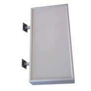 Caisson drapeau vertical anodisé hauteur 1300 mm Caisson lumineux Caisson drapeau vertical anodisé hauteur 1300 mm Caisson lumineux