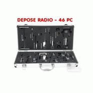 Coffret dépose radio lecteur cd système de navigation - 46 pièces