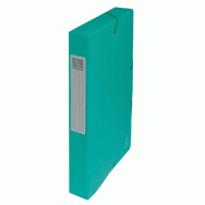 Exacompta - Réf. 50403E - 8 boites de classement Exabox Dos 40mm Carte lustrée - A4 - Vert - vert 50403E