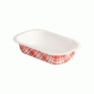 GarcÃa de Pou 1000 Unités - Barquettes Thermo Fixantes 'Vichy' 325 Ml 390 G/M2 + 25G/M2 Pet 16X10X3,5 Cm Blanc Carton - Garcia de Pou - blanc en car GarcÃa de Pou 1000 Unités - Barquettes Thermo Fixantes 'Vichy' 325 Ml 390 G/M2 + 25G/M2 Pet 16X10X3,5 Cm Blanc Carton - Garcia de Pou - blanc en car