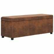 Helloshop26 - Banc banquette avec compartiment de rangement 116 cm marron similicuir 02_0010876 - 3000598047767 Helloshop26 - Banc banquette avec compartiment de rangement 116 cm marron similicuir 02_0010876 - 3000598047767