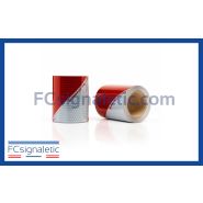 Kit de 2 rouleaux balisage rouge/blanc classe B 9m x 141mm Kit de 2 rouleaux balisage rouge/blanc classe B 9m x 141mm