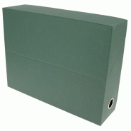 Lot de 5 Boîte de transfert Nature Line 34x25,5, dos de 90, en carte, coloris vert - 3504920002221