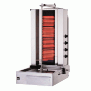 Machine à kebab shoarma vitrocéramique triphasée avec 4 résistances... - PSK4E