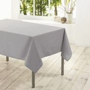 NAPPE ANTITACHE ESSENTIEL 140X250CM GRIS - PARIS PRIX NAPPE ANTITACHE ESSENTIEL 140X250CM GRIS - PARIS PRIX