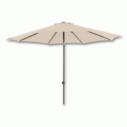 Parasol droit bali ø300 cm – MTF – toile naturelle avec manivelle – 2naz0167