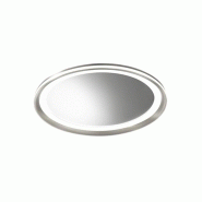 PERENZ Miroir Led Mirò D.60 Cm 58W Gris Titane, Lumière Chaude 3000K, Design Moderne Pour Salle De Bain, Chambre Ou Entrée - gris 8023559545381