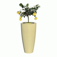 Plast&ampamp#039Up Rotomoulage Pot de fleurs conique delight 200l - IVOIRE - beige 0637962082005 Plast&ampamp#039Up Rotomoulage Pot de fleurs conique delight 200l - IVOIRE - beige 0637962082005