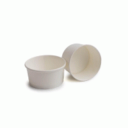 Pot à Glace kraft Blanc avec couvercle - 120 ml - par 2000 - blanc 3760394097686 Pot à Glace kraft Blanc avec couvercle - 120 ml - par 2000 - blanc 3760394097686