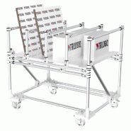 Présentoir mobile picking plaques- charges lourdes