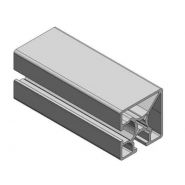 Profilé aluminium 40×40 2 faces fermées Profilé aluminium 40×40 2 faces fermées