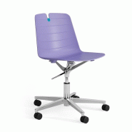 Siège giratoire sur roulettes Mindy. - Lilas_1