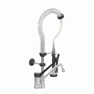 Vaiotec Tête de lavage pour lave-vaisselle TOPLINE avec mitigeur monocommande - monotrou / design extra-plat, 115 x 350 mm - 10529