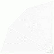 VidaXL Écran de confidentialité pour balcon Blanc 210 x 210 cm Modèle Outdoor Mu Prime - 42000939