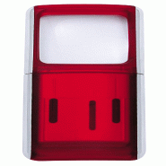 WEDO Loupe rectangulaire avec éclairage à LED, rouge - rouge 2717502